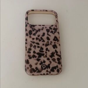 Loopy Case Pink and Black Tortoiseshell Phone Case